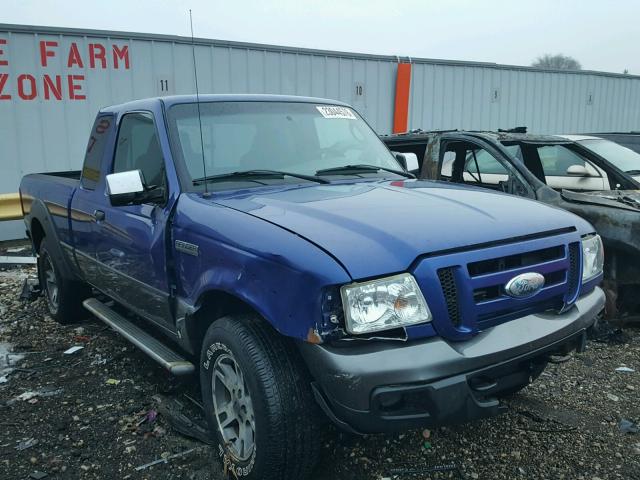 1FTZR45EX6PA15856 - 2006 FORD RANGER SUP BLUE photo 1