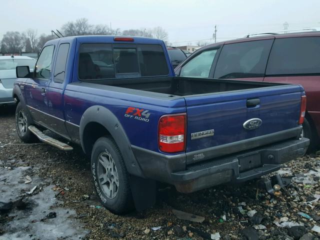 1FTZR45EX6PA15856 - 2006 FORD RANGER SUP BLUE photo 3