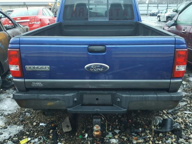 1FTZR45EX6PA15856 - 2006 FORD RANGER SUP BLUE photo 9