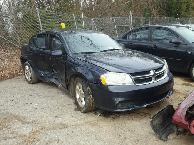 1C3CDZCB2CN312822 - 2012 DODGE AVENGER SX BLUE photo 1