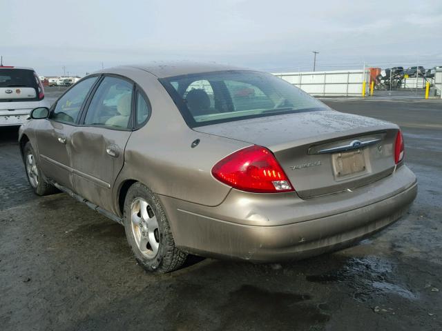 1FAFP53213G265592 - 2003 FORD TAURUS SE TAN photo 3