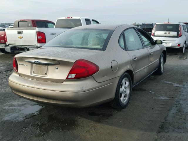 1FAFP53213G265592 - 2003 FORD TAURUS SE TAN photo 4