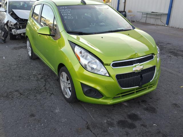 KL8CD6S91FC737126 - 2015 CHEVROLET SPARK 1LT GREEN photo 1