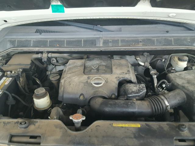 1N6BA07A87N220260 - 2007 NISSAN TITAN XE WHITE photo 7