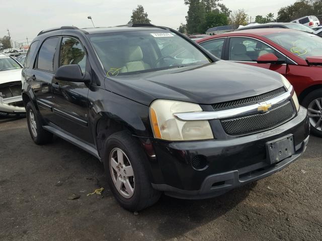 2CNDL13FX76089748 - 2007 CHEVROLET EQUINOX LS BLACK photo 1