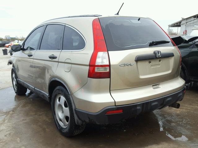 3CZRE38368G700244 - 2008 HONDA CR-V LX GOLD photo 3