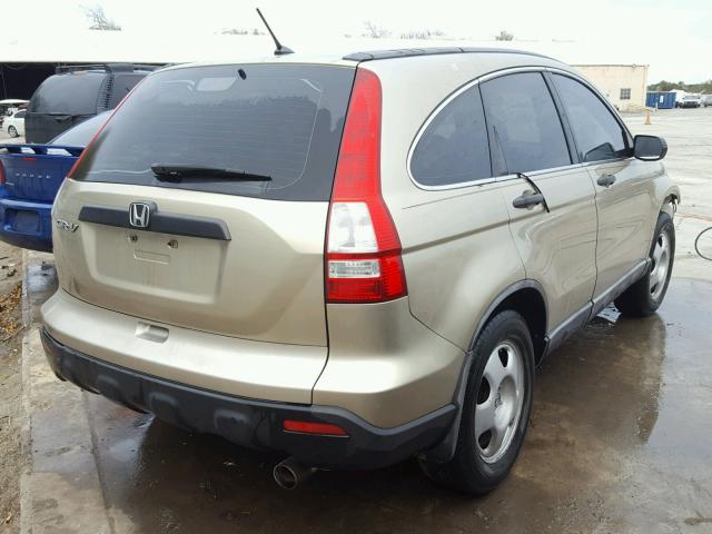 3CZRE38368G700244 - 2008 HONDA CR-V LX GOLD photo 4