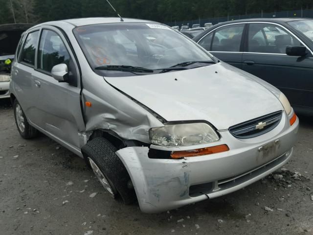 KL1TJ62684B224780 - 2004 CHEVROLET AVEO LS SILVER photo 1