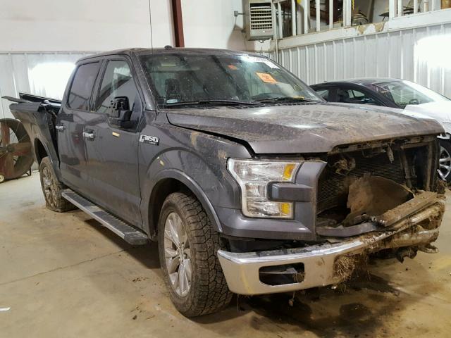 1FTEW1EF6GKF97239 - 2016 FORD F150 SUPER CHARCOAL photo 1