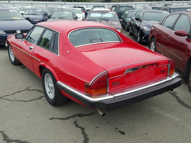 SAJNA5840KC149759 - 1989 JAGUAR XJS RED photo 3