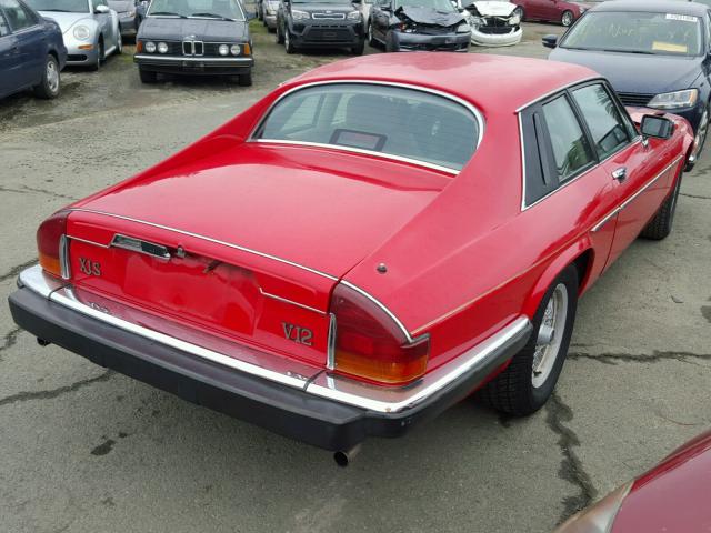 SAJNA5840KC149759 - 1989 JAGUAR XJS RED photo 4