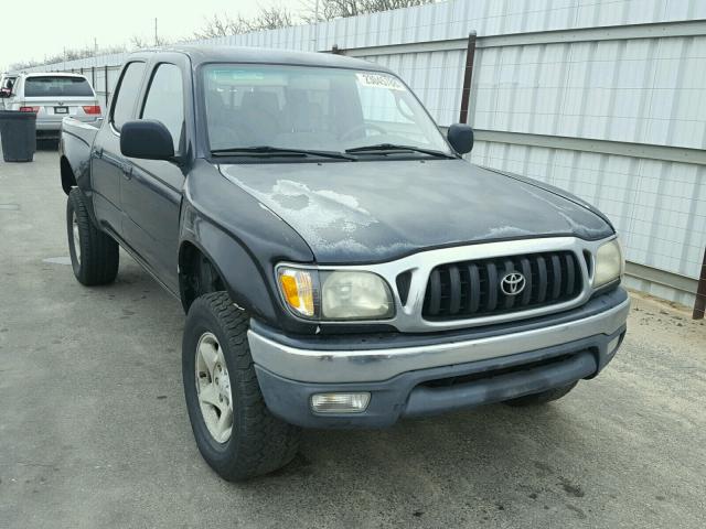 5TEGN92N92Z896461 - 2002 TOYOTA TACOMA DOU BLACK photo 1