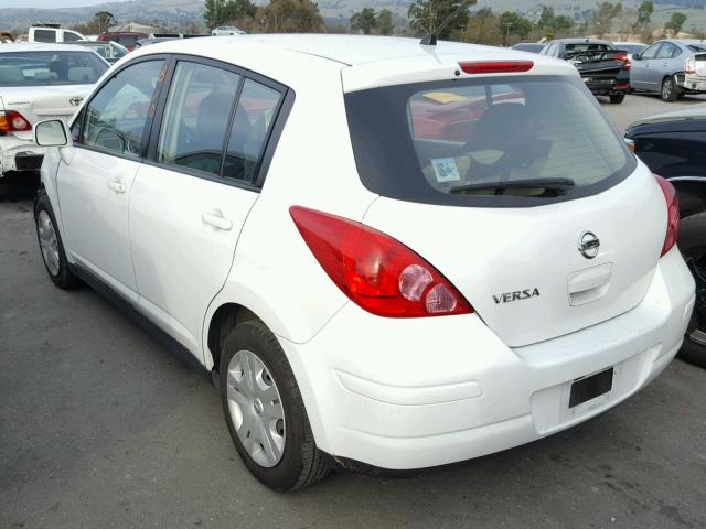 3N1BC1CP1CK281711 - 2012 NISSAN VERSA S WHITE photo 3