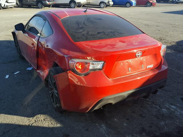 JF1ZNAA11D2709008 - 2013 TOYOTA SCION FR-S RED photo 3