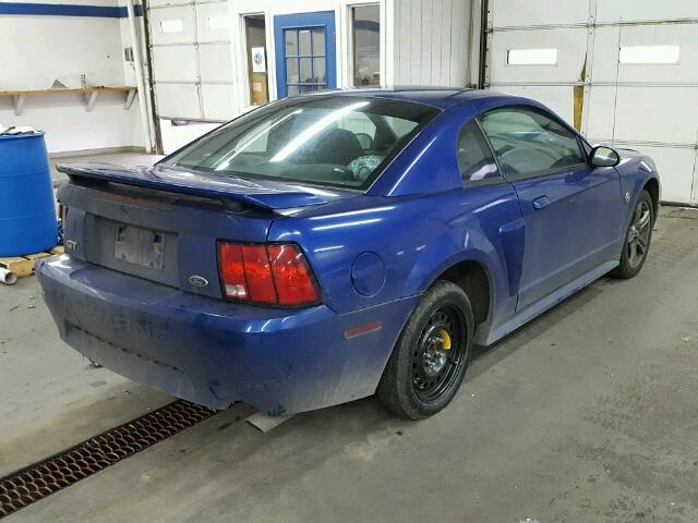 1FAFP42X74F126470 - 2004 FORD MUSTANG GT BLUE photo 4