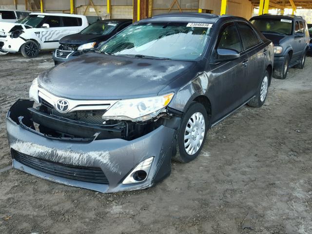 4T1BF1FK8DU691715 - 2013 TOYOTA CAMRY L GRAY photo 2