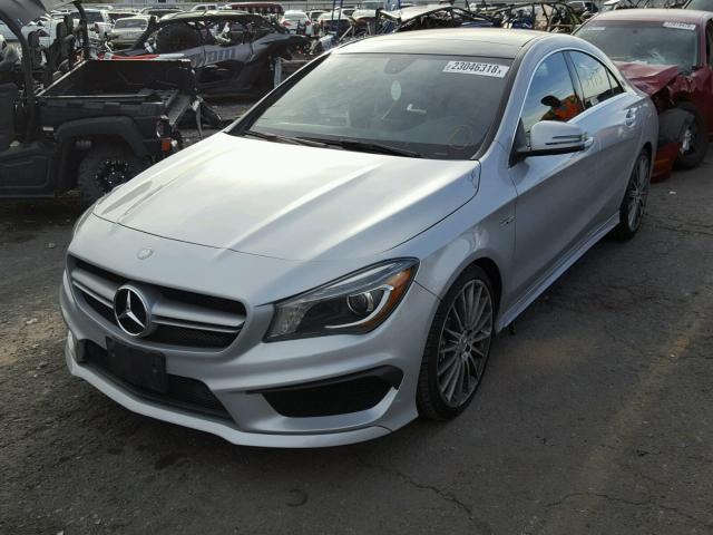 WDDSJ5CB9EN029433 - 2014 MERCEDES-BENZ CLA 45 AMG SILVER photo 2