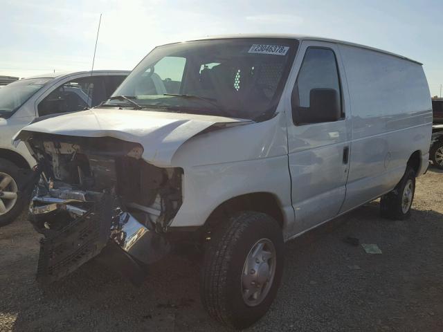 1FTNE2EW4EDA69600 - 2014 FORD ECONOLINE WHITE photo 2