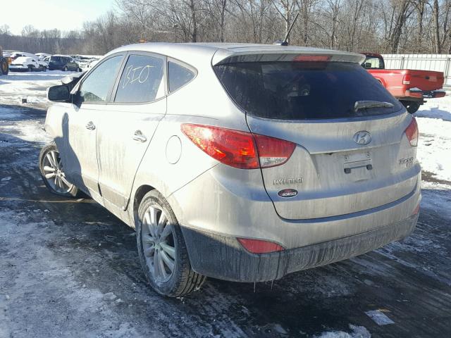 KM8JU3AC0CU362003 - 2012 HYUNDAI TUCSON GLS GRAY photo 3