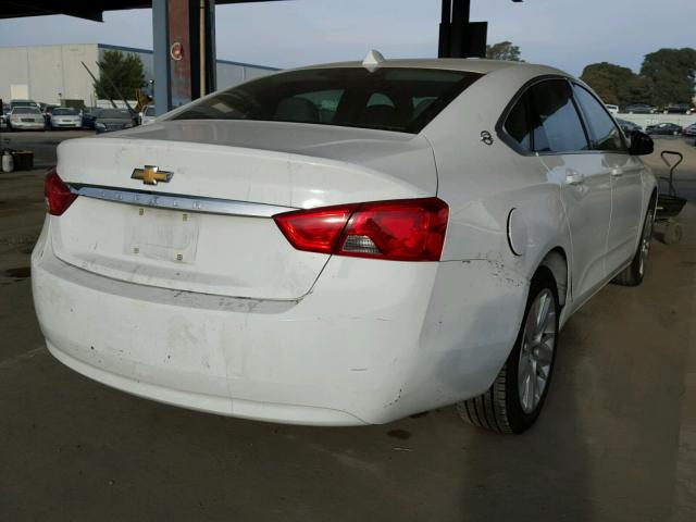 1G11Y5SL4EU108857 - 2014 CHEVROLET IMPALA LS WHITE photo 4