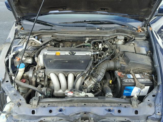 1HGCM56795A148220 - 2005 HONDA ACCORD EX BLUE photo 7