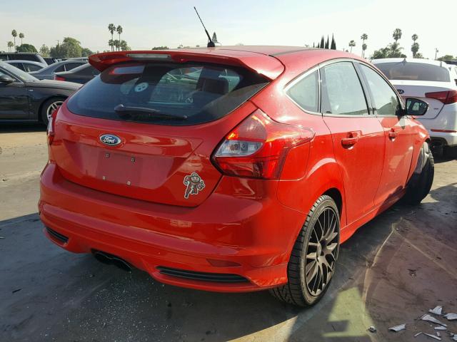 1FADP3L90DL306537 - 2013 FORD FOCUS ST RED photo 4