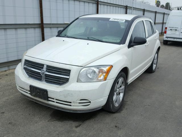 1B3CB4HA7AD550108 - 2010 DODGE CALIBER SX WHITE photo 2