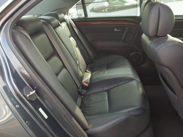 JH4KB16546C000908 - 2006 ACURA RL ლურჯი ფოტო 6