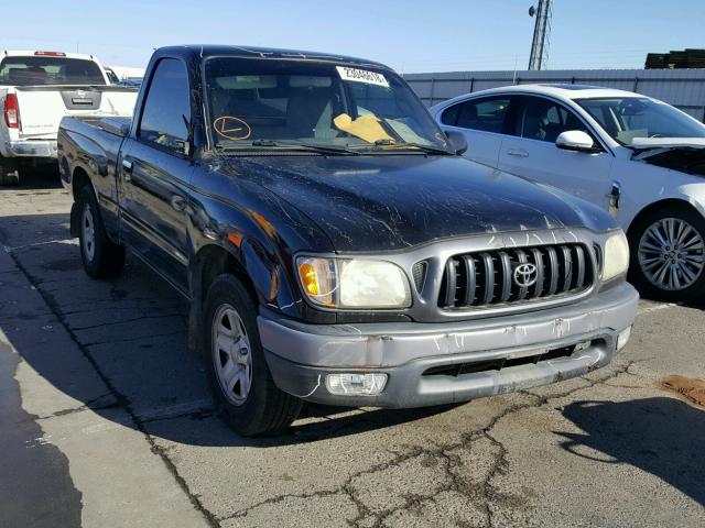 5TENL42N33Z266341 - 2003 TOYOTA TACOMA BLACK photo 1