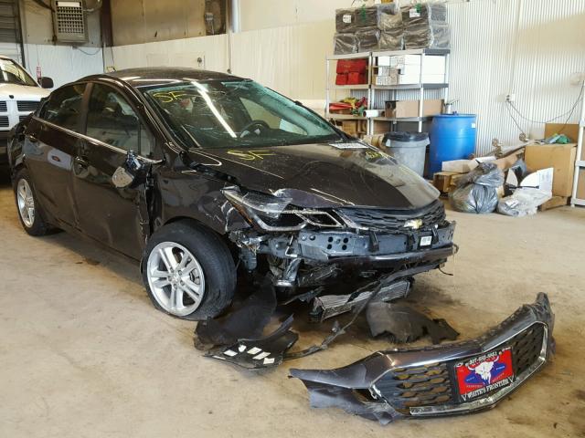 1G1BE5SM7H7270829 - 2017 CHEVROLET CRUZE LT BLACK photo 1