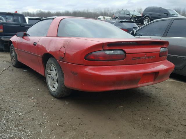 2G1FP22S1S2178221 - 1995 CHEVROLET CAMARO RED photo 3