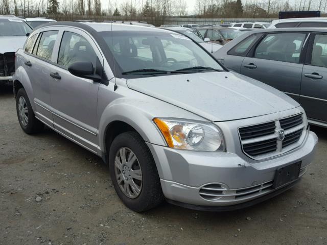 1B3HB28BX7D549675 - 2007 DODGE CALIBER SILVER photo 1