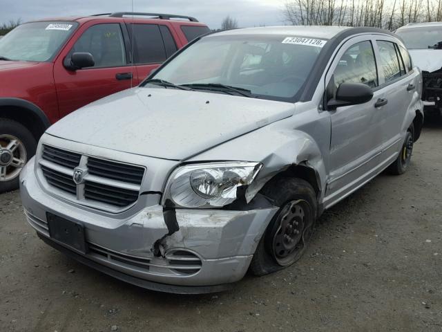 1B3HB28BX7D549675 - 2007 DODGE CALIBER SILVER photo 2