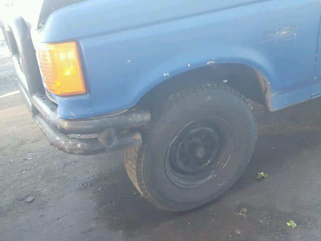 1FTEF25N0MKA63324 - 1991 FORD F250 BLUE photo 9