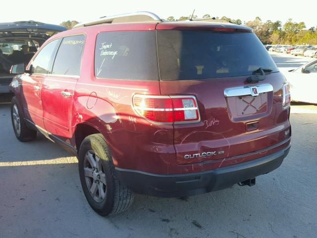 5GZER23D09J147091 - 2009 SATURN OUTLOOK XR წითელი ფოტო 3