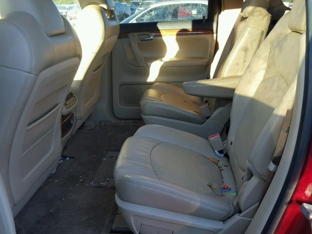 5GZER23D09J147091 - 2009 SATURN OUTLOOK XR წითელი ფოტო 6