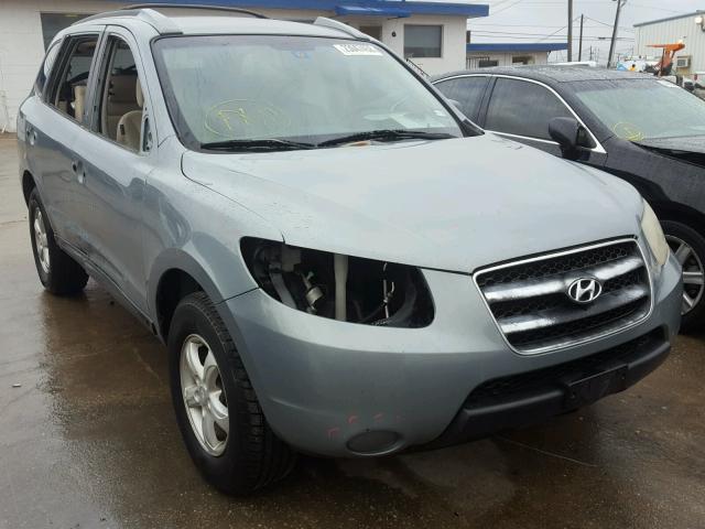 5NMSG13D77H016859 - 2007 HYUNDAI SANTA FE G BLUE photo 1