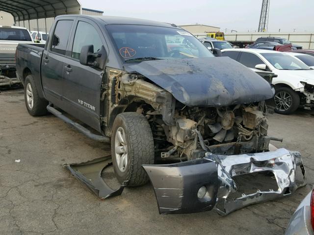 1N6AA0ED3BN310496 - 2011 NISSAN TITAN S CHARCOAL photo 1