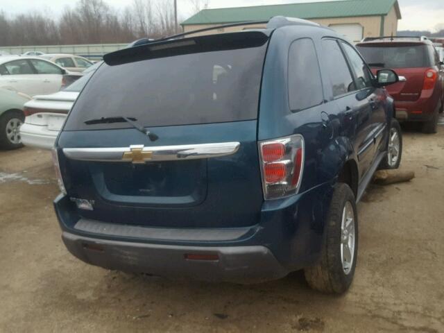 2CNDL63F866149800 - 2006 CHEVROLET EQUINOX LT BLUE photo 4