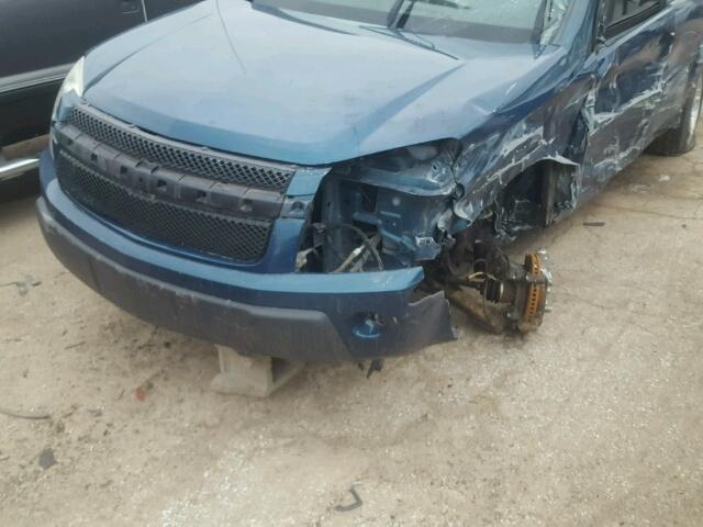 2CNDL63F866149800 - 2006 CHEVROLET EQUINOX LT BLUE photo 9