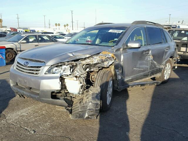 4S4BRBBC7B3340289 - 2011 SUBARU OUTBACK 2. SILVER photo 2