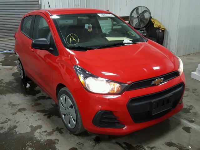 KL8CB6SA7HC759831 - 2017 CHEVROLET SPARK LS RED photo 1