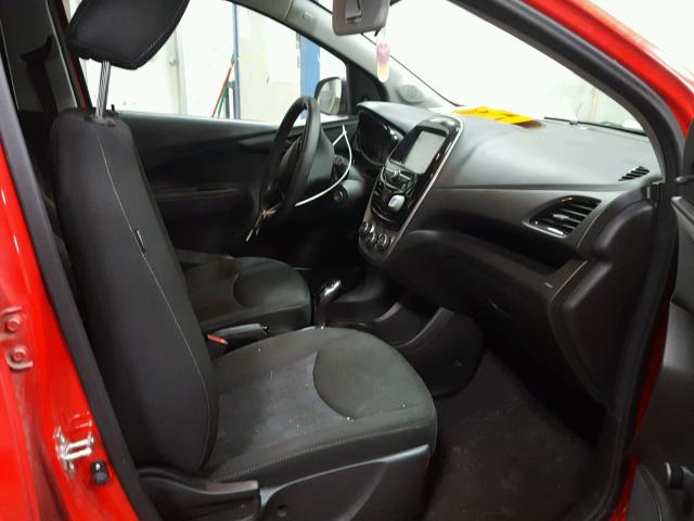 KL8CB6SA7HC759831 - 2017 CHEVROLET SPARK LS RED photo 5