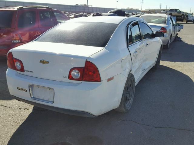 1G1ZG57BX8F210193 - 2008 CHEVROLET MALIBU LS WHITE photo 4