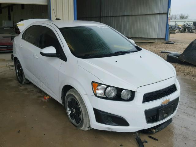 1G1JC5SH9G4115333 - 2016 CHEVROLET SONIC LT WHITE photo 1