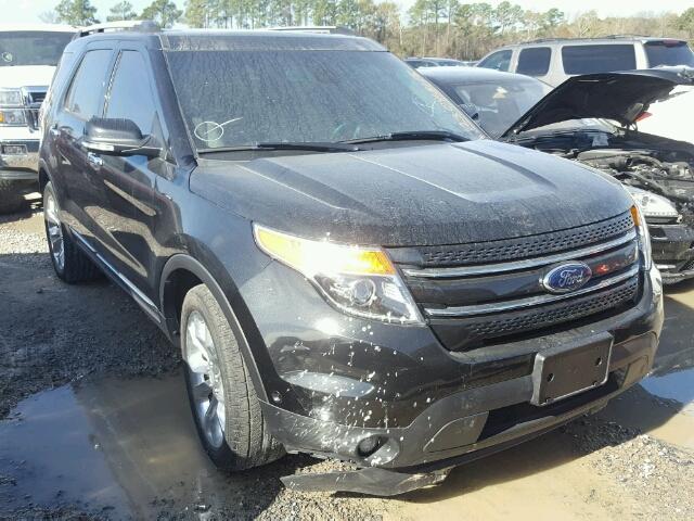 1FM5K7F85EGB42280 - 2014 FORD EXPLORER L BLACK photo 1