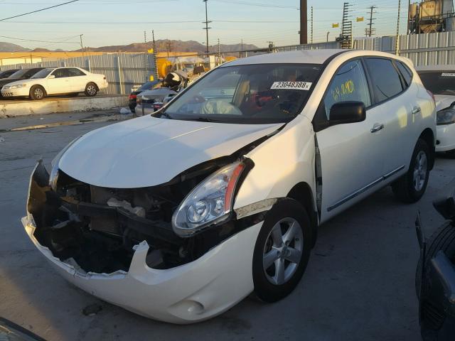 JN8AS5MT3CW268739 - 2012 NISSAN ROGUE S WHITE photo 2