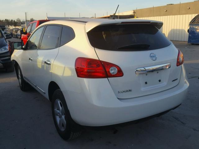 JN8AS5MT3CW268739 - 2012 NISSAN ROGUE S WHITE photo 3