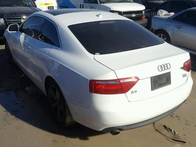 WAUDK78T99A049625 - 2009 AUDI A5 QUATTRO WHITE photo 3