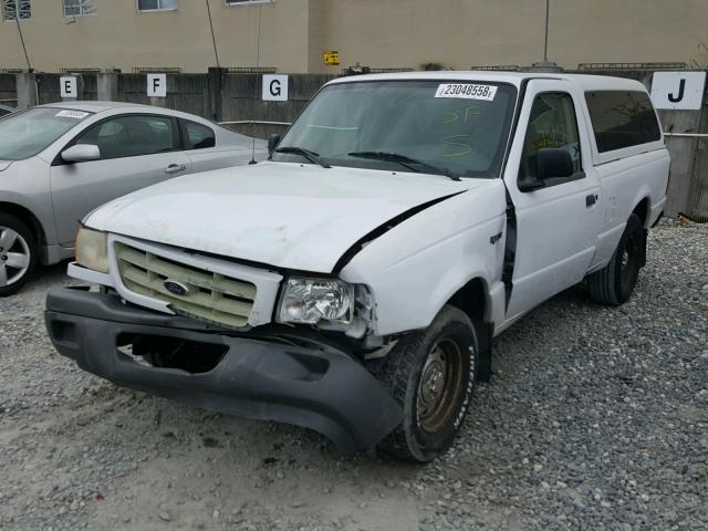 1FTYR10UX1TA27756 - 2001 FORD RANGER WHITE photo 2